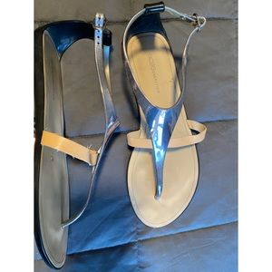 BCBG Tab and Silver sandals